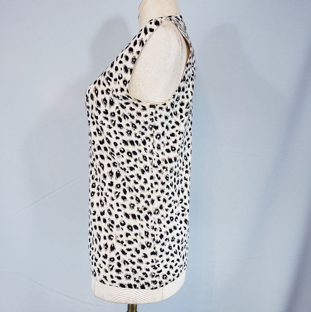 Pursuits, Ltd. Animal print sleeveless top size Sm - Picture 5 of 6